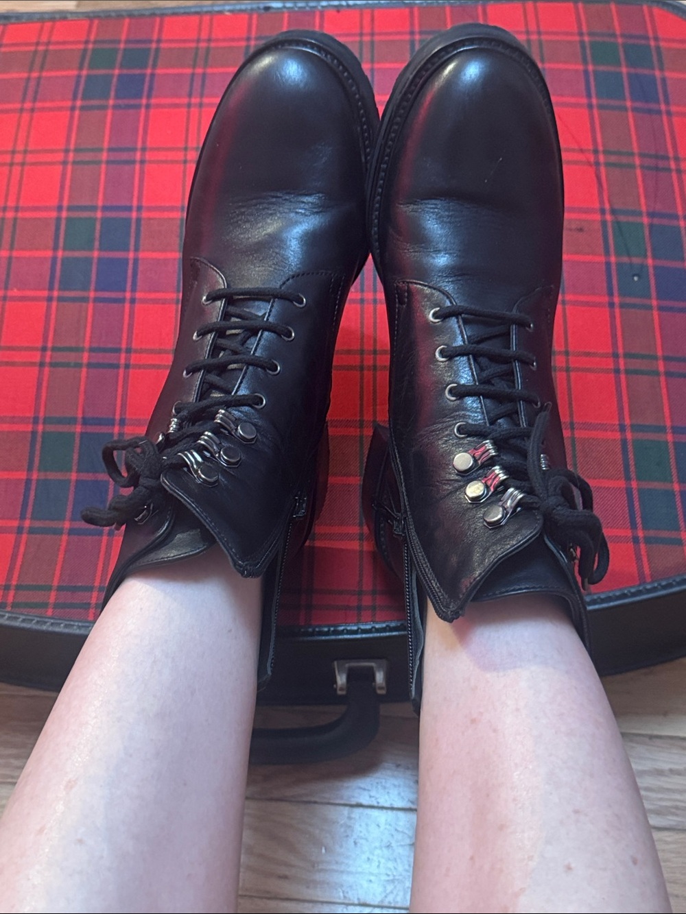 Napoleoni combat Moto boots black, size 9